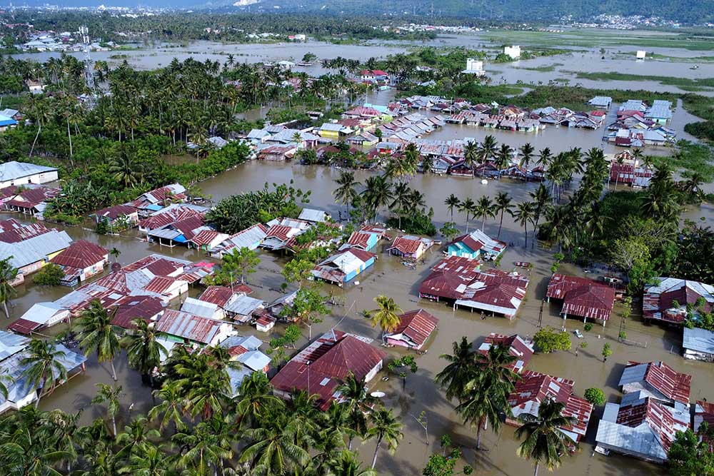  Ribuan Rumah di Gorontalo Terendam Banjir Luapan Danau Limboto