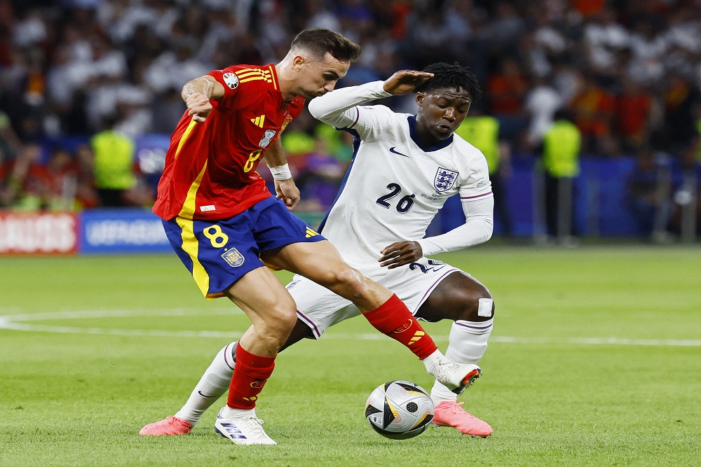  Hasil Spanyol vs Inggris: Buntu, Skor Kacamata Tutup Babak Pertama