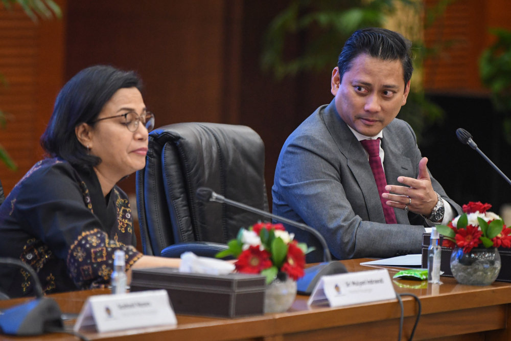  Sri Mulyani dan Tommy Djiwandono Buka Suara soal Anggaran Makan Siang Gratis