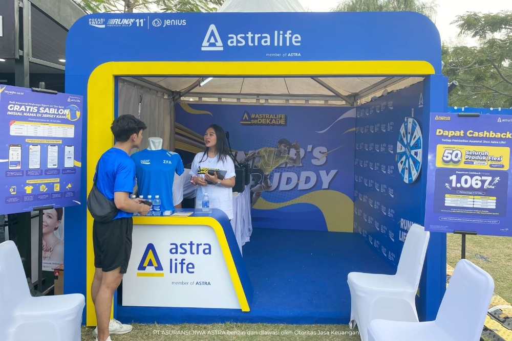  Astra Life Beri Proteksi untuk Pelari  di Ajang Pocari Sweat Run Indonesia 2024