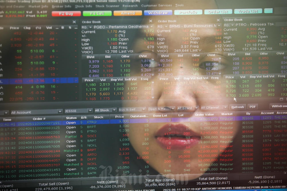  Asing Jual Saham BREN, BBNI, hingga BBRI saat IHSG Melemah dalam Sepekan