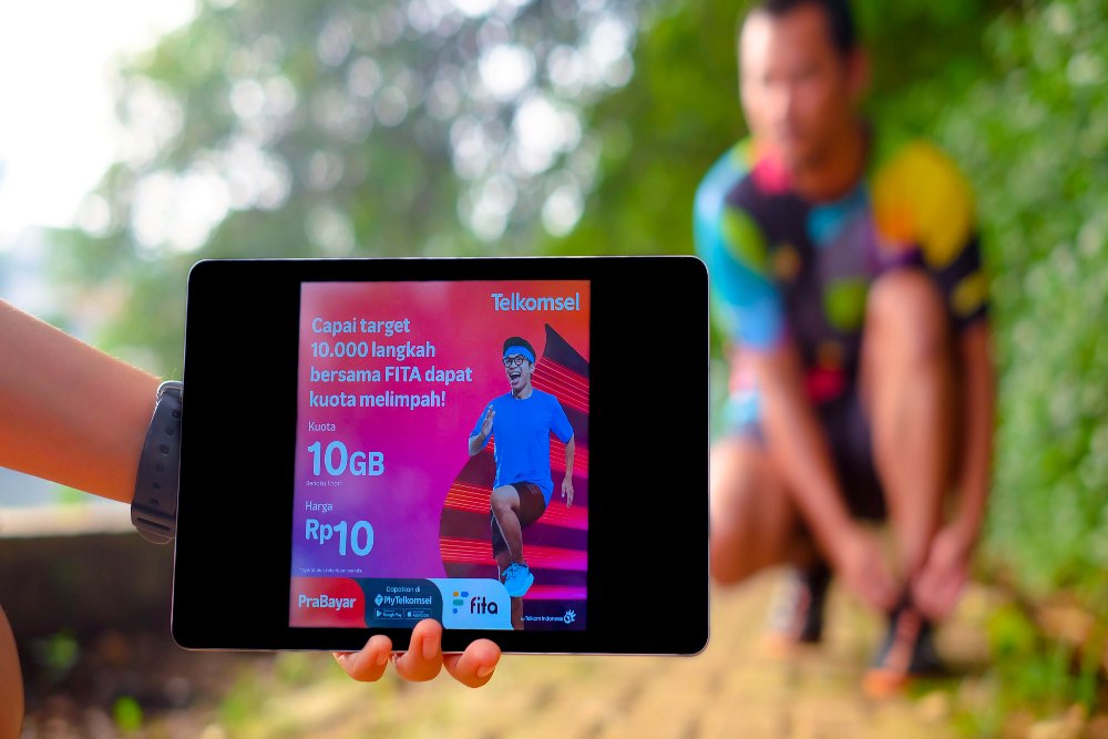  Telkomsel Tawarkan Kuota 10 GB Seharga Rp10, Syaratnya Jalan Kaki 10.000 Langkah