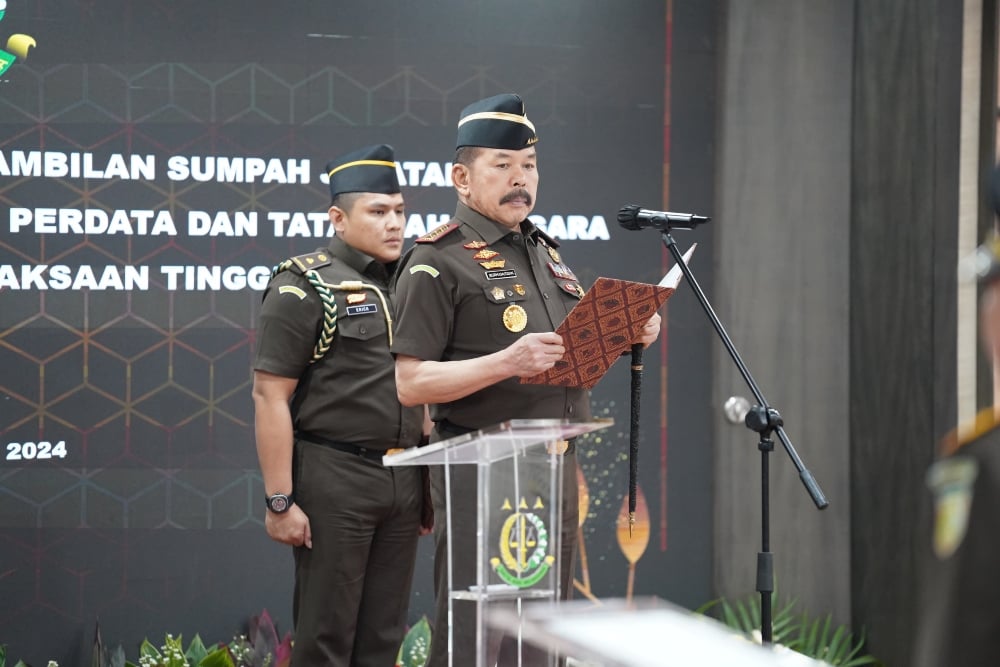  Jaksa Agung Pamer Capaian Semester 1/2024, Nilainya Triliunan!