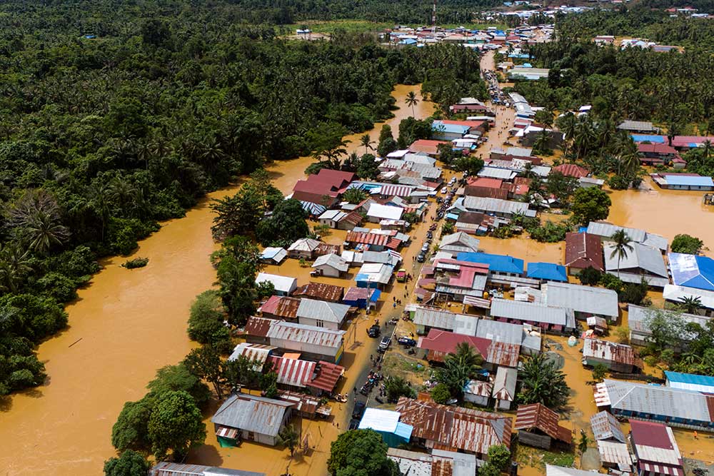  Sejumlah Desa di Halmahera Tengah Terendam Banjir