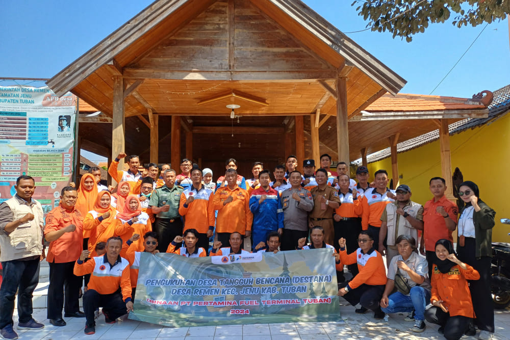  Tingkatkan Kewaspadaan, Fuel Terminal Tuban Wujudkan Desa Tangguh Bencana