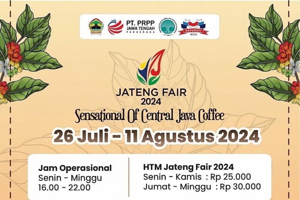  Sensasi Kopi Jadi Tema Jateng Fair 2024, Bidik Transaksi Rp100 Miliar