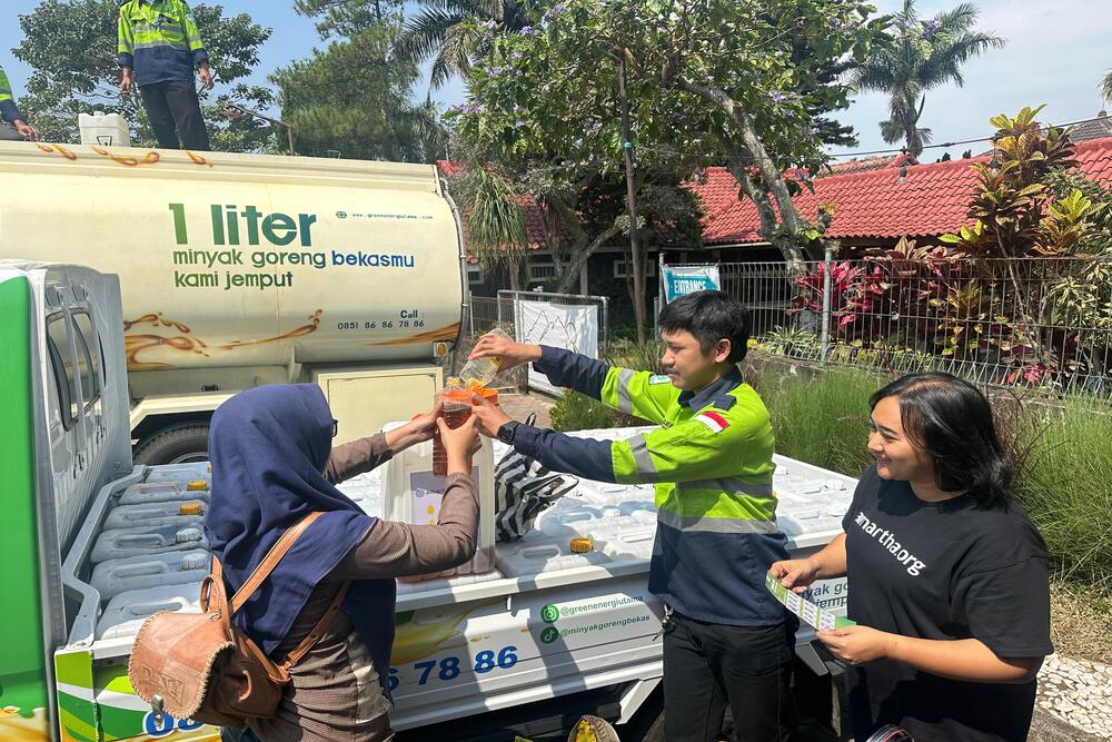  Amartha Fasilitasi Daur Ulang 1 Juta Liter Minyak Jelantah untuk Bioavtur