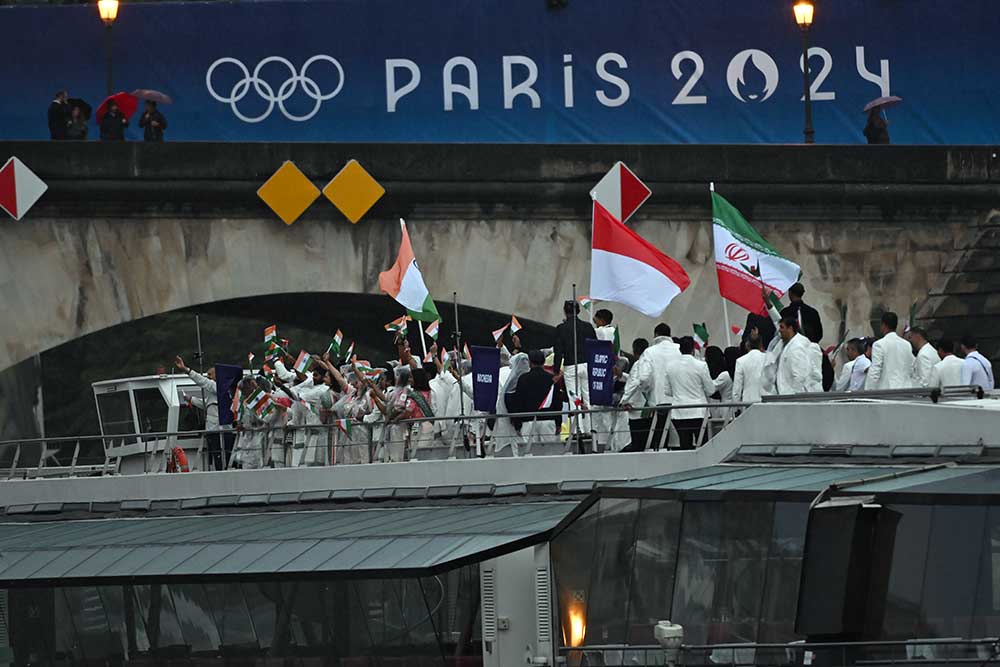  Sebanyak 205 Kontingen Dari Negara Peserta Mengikuti Defile Pembukaan Olimpiade Paris 2024