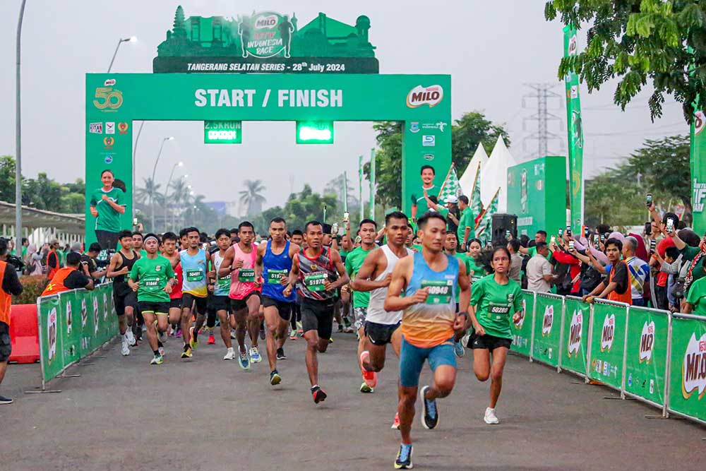  Nestle MILO Ajak Ribuan Masyarakat di Tangerang Selatan Ikuti Road to MILO ACTIV Indonesia Race 2024 Tangerang Selatan Series