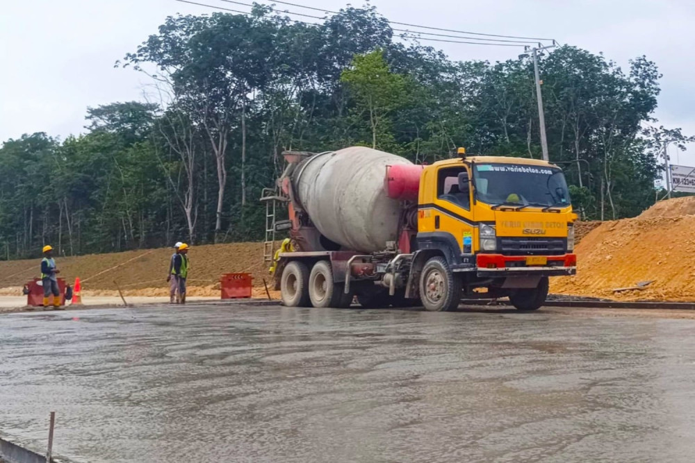  Semen Indonesia (SMGR) Pasok Beton ke Tol Bayung Lencir-Tempino