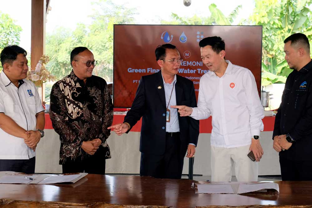  PT Bank Hibank Indonesia Berikan Pembiayaan Pembangunan Proyek Water Treatment Plant di Bekasi