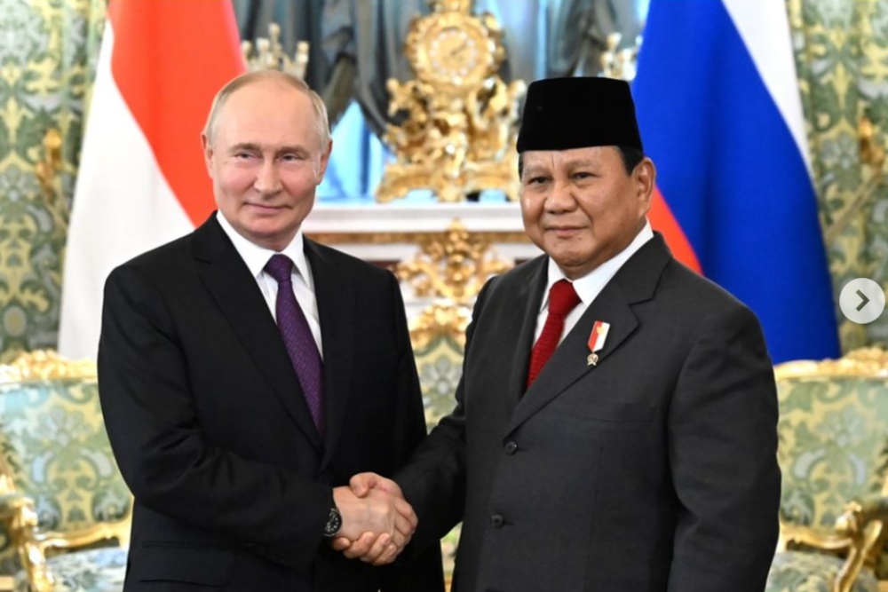  Prabowo Bertemu dengan Vladimir Putin di Kremlin, Ini yang Dibahas!