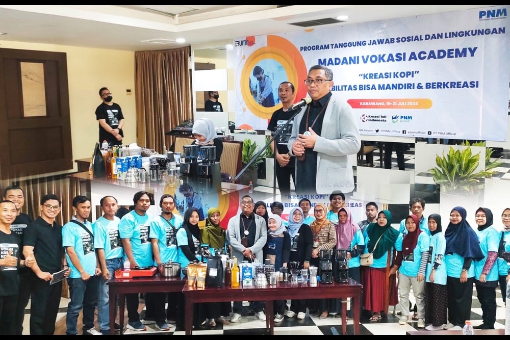  PNM Luncurkan Madani Vokasi Academy, Latih Disabilitas Kreasikan Kopi