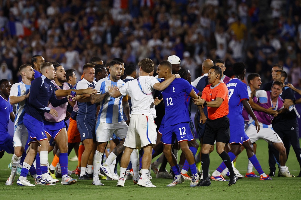  Laga Prancis vs Argentina di Olimpiade 2024 Ricuh, Thierry Henry Sayangkan 1 Hal