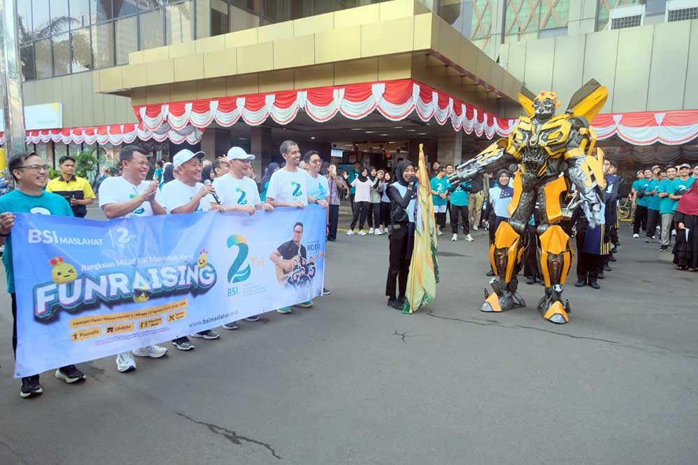  BSI Maslahat Rayakan Milad ke-2 Dengan Menggelar Fun Walk Fun'Raising