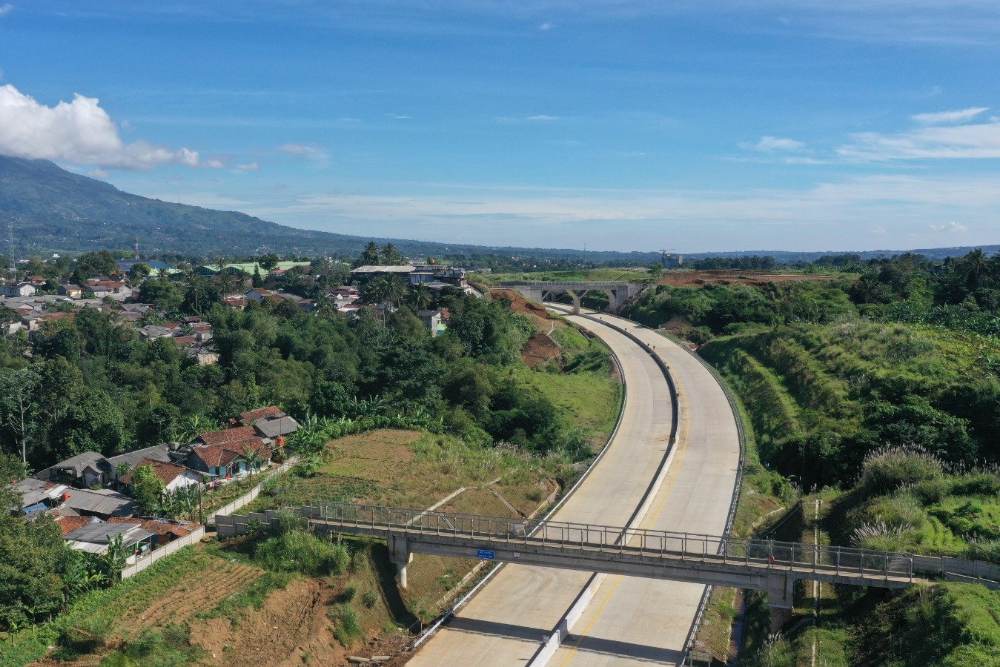 Ilustrasi ruas jalan tol./Ist-Kementerian PUPR.