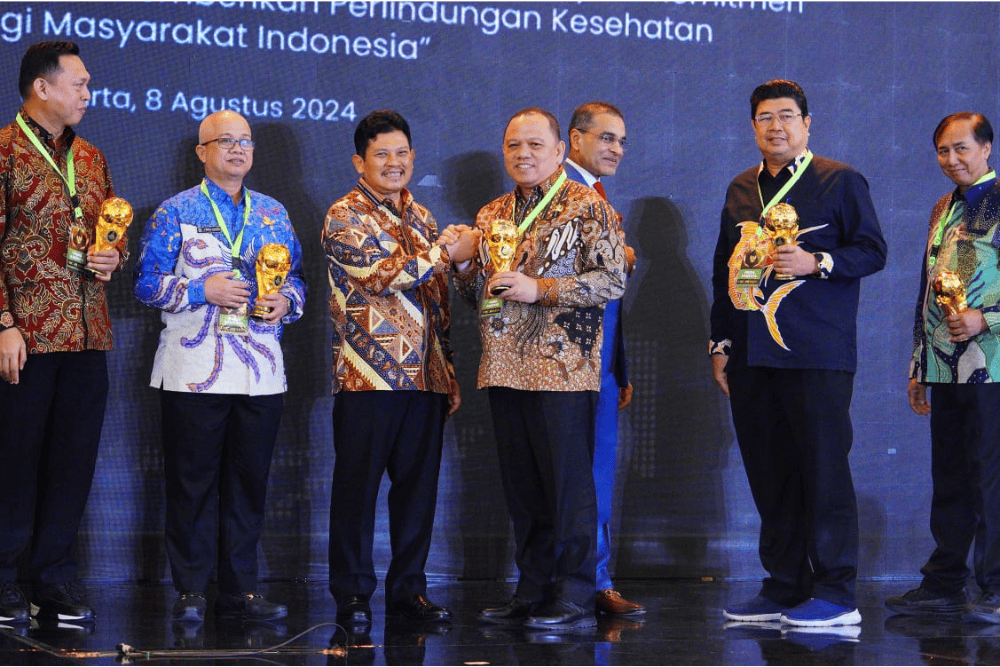  97,88% Warga Muba Terlindungi JKN, Pj Bupati Terima Penghargaan UHC Awards 2024