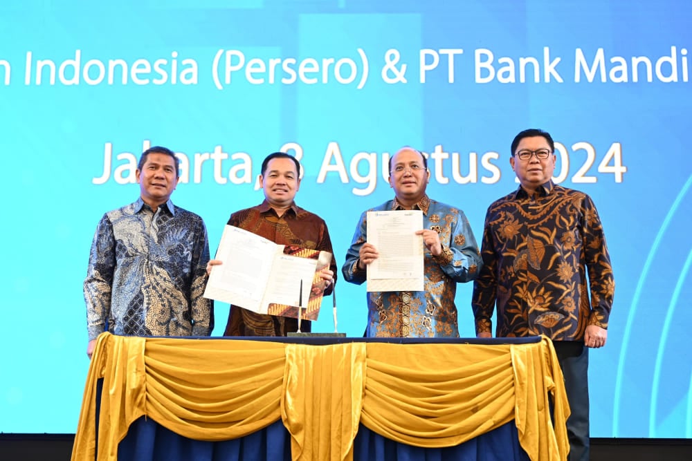  Dorong Infrastruktur, Bank Mandiri Perkuat Kemitraan dengan Pelindo