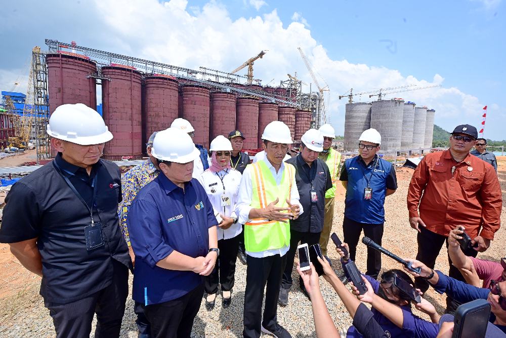  Jokowi Bakal Resmikan Proyek Strategis Smelter Bauksit (SGAR) September 2024