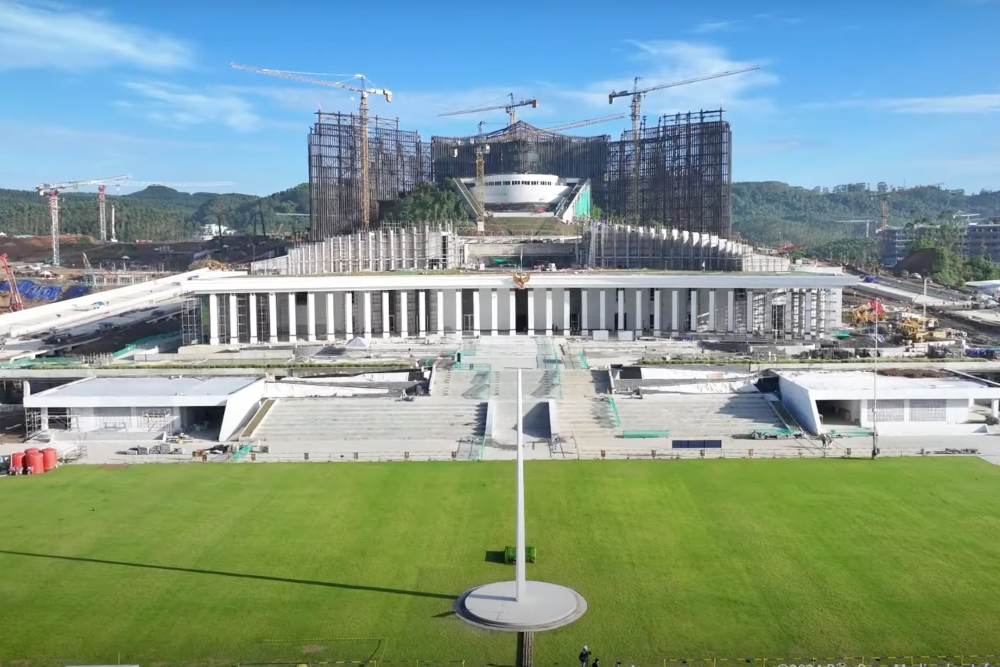  Duplikat Bendera Pusaka dan Teks Proklamasi Tiba di IKN Nusantara