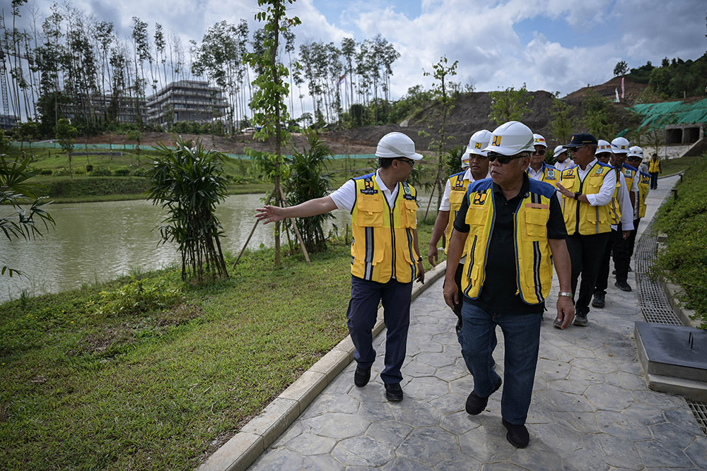  Menteri PUPR Tinjau Kesiapan Infrastruktur di IKN