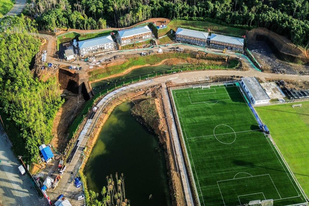  Erick Thohir Pamer Training Center PSSI di IKN yang Sudah Tahap Finishing