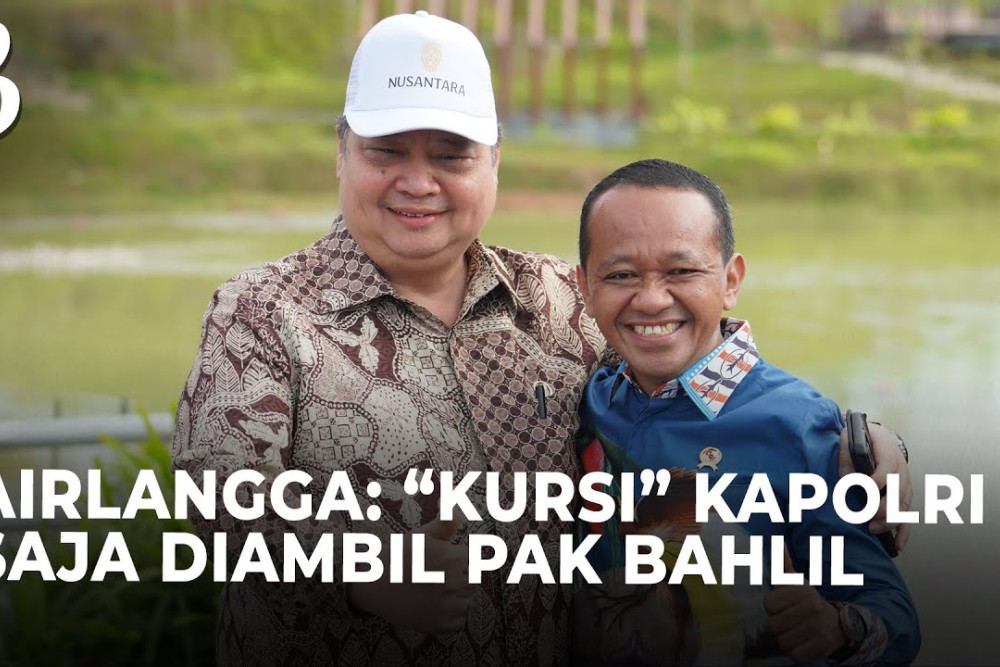  Momen Airlangga dan Bahlil di IKN, Foto Bareng Hingga Sindiran Soal Kursi