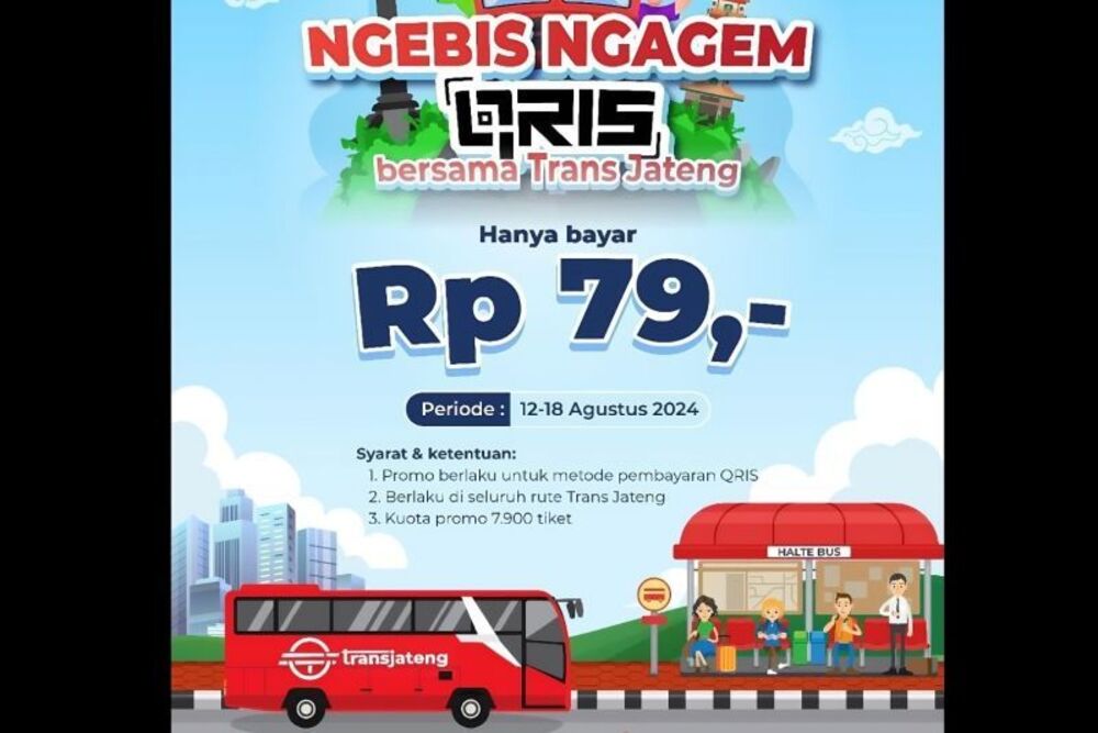  Promo QRIS Trans Jateng, Bayar Rp79 Bila Gunakan QRIS