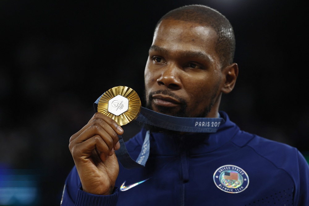  Usai Raih Emas Olimpiade 2024, Kevin Durant Beli Saham PSG Rp9,2 Triliun