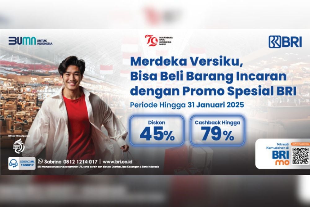  Yuk, Serbu Promo Spesial BRI  17-an dari Jajanan hingga Belanja