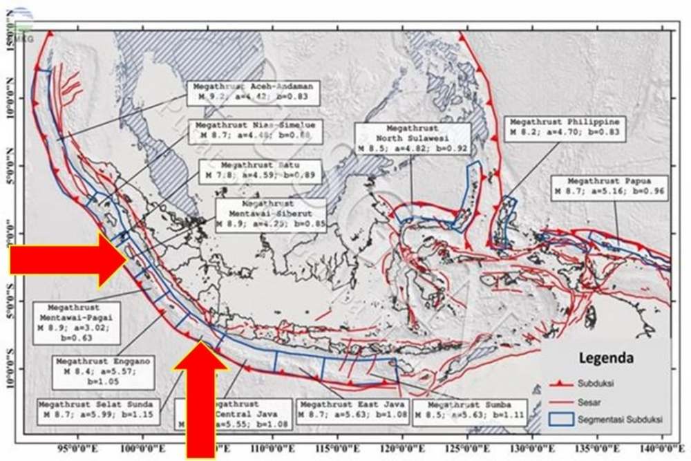  Penjelasan Lengkap BMKG Soal 2 Gempa Megathrust di Indonesia yang "Tinggal Menunggu Waktu"