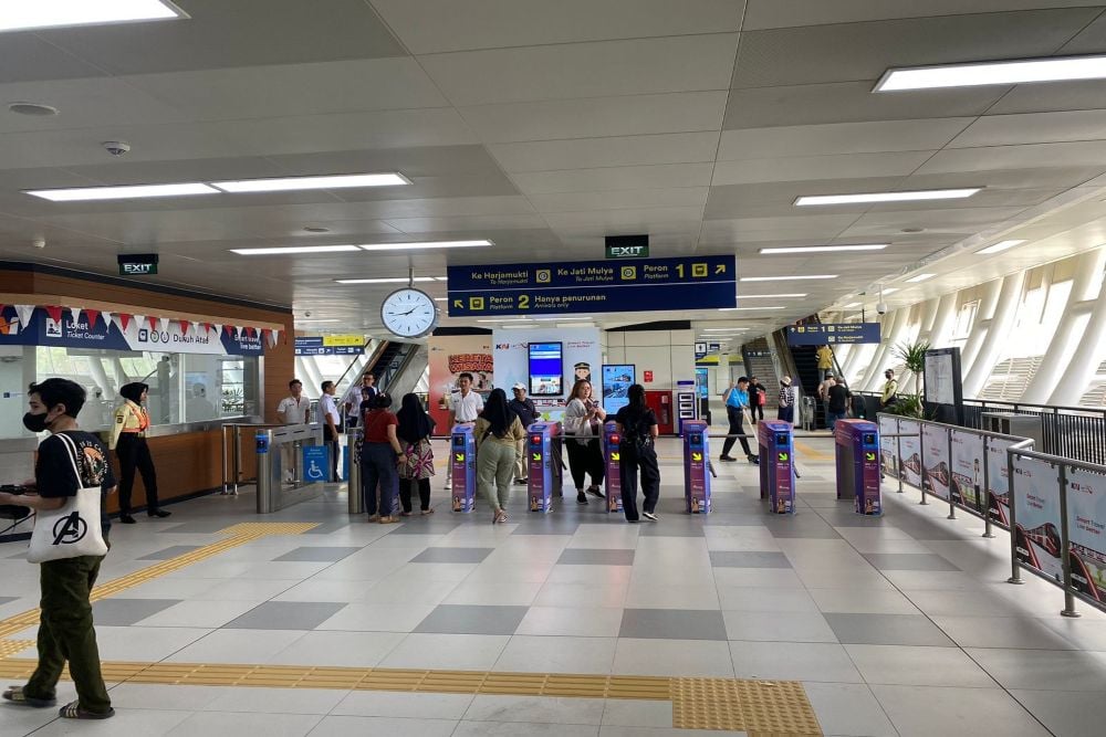  KAI Habiskan Rp800 Juta Bangun 31 Water Station di Stasiun LRT Jabodebek