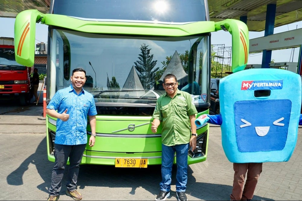  Gunung Harta Jadi PO Bus Pertama Pakai BBM Non Subsidi