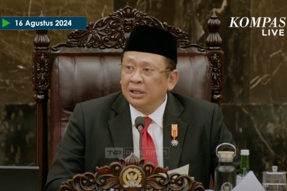  Bamsoet Sapa Ketum Parpol saat Sidang Tahunan MPR 2024: Pak Bahlil Ada Enggak?