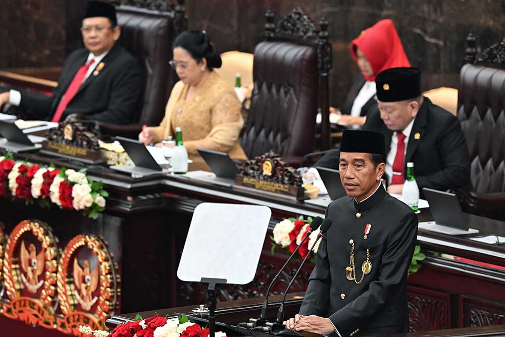  Jokowi dalam Pidato Kenegaraan: Pembangunan Smelter Kerek Pendapatan Negara Rp158 Triliun