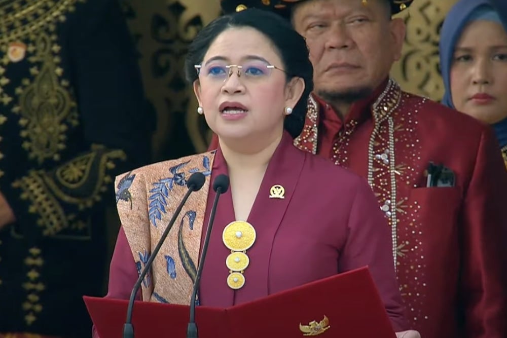  Cucu Soekarno, Puan Maharani Pakai Kebaya Merah, Baca Teks Proklamasi