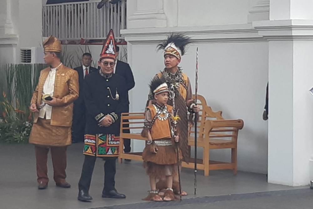  Kaesang dan Didit Upacara di IKN, Gibran hingga Titiek Soeharto di Istana Merdeka