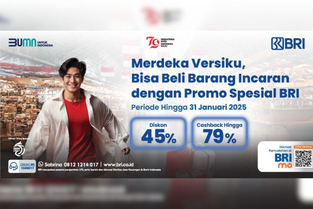  Beragam Promo BRI 17 Agustus yang Sayang untuk Dilewatkan!