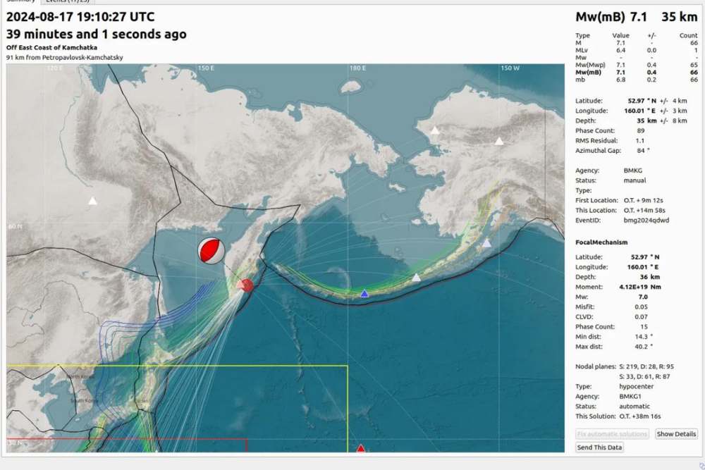  Gempa Magnitudo 7,0 Guncang Rusia, Berpotensi Tsunami