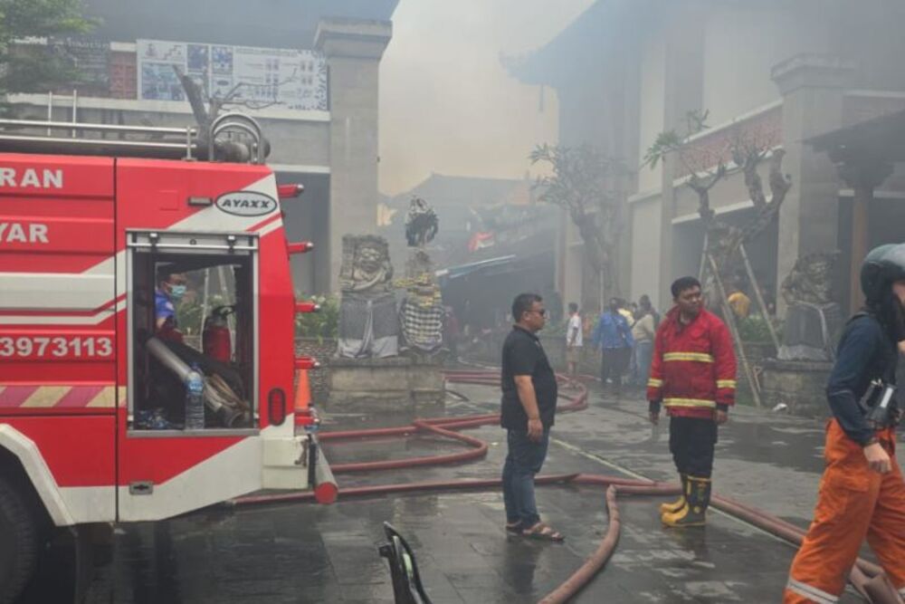  Pemicu Kebakaran Pasar Seni Ubud, Ini Dugaan Awalnya