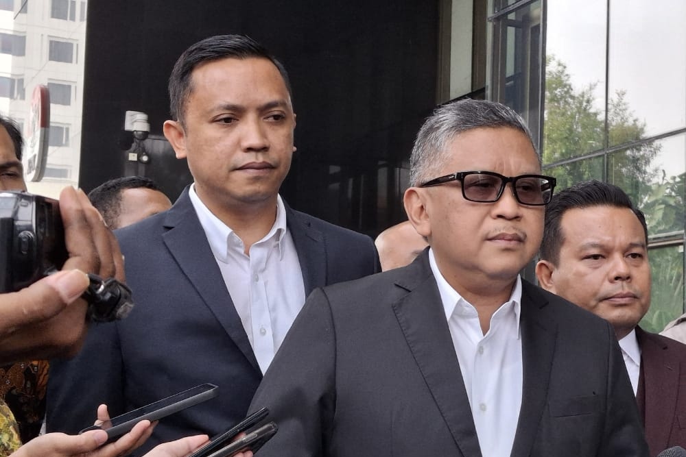  Sekjen PDIP Hasto Kristiyanto Tiba di KPK jadi Saksi Kasus DJKA