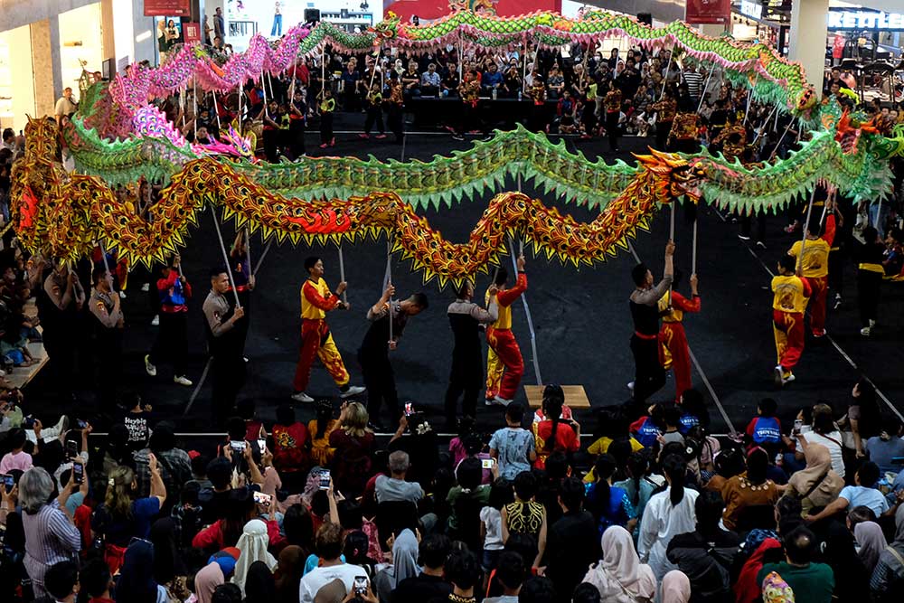  Keseruan Kejuaraan Liong & Barongsai di Solo