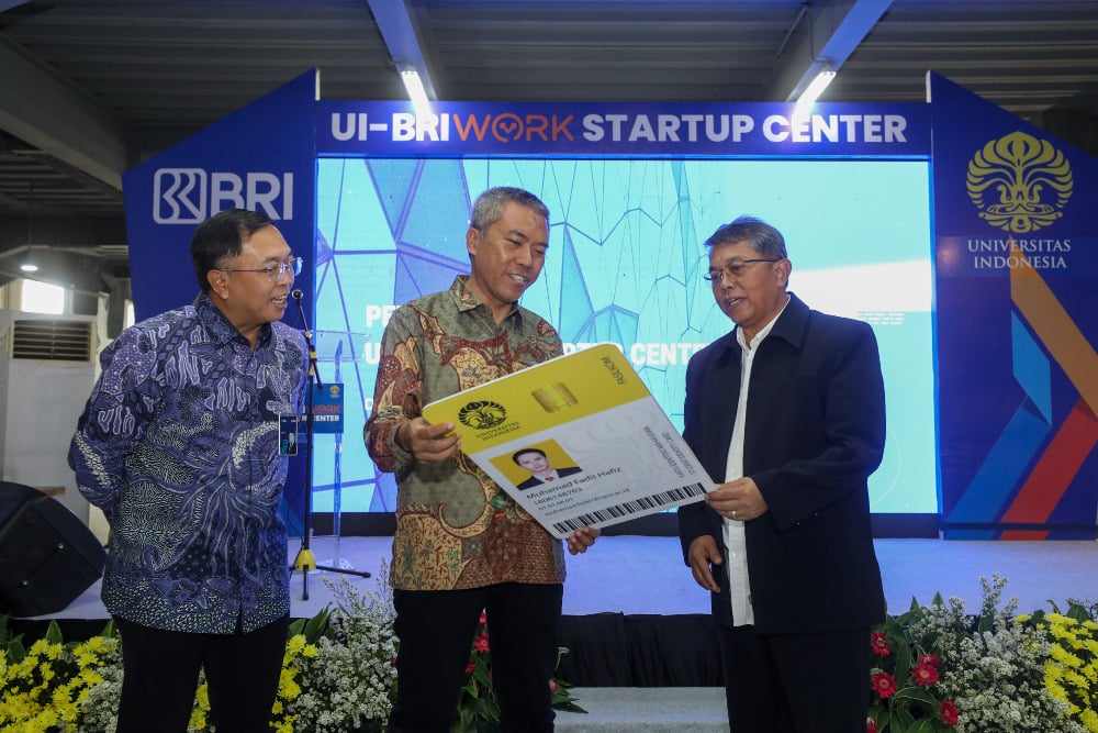  Universitas Indonesia Bersama BRI Resmikan UI-BRI Work Startup Center