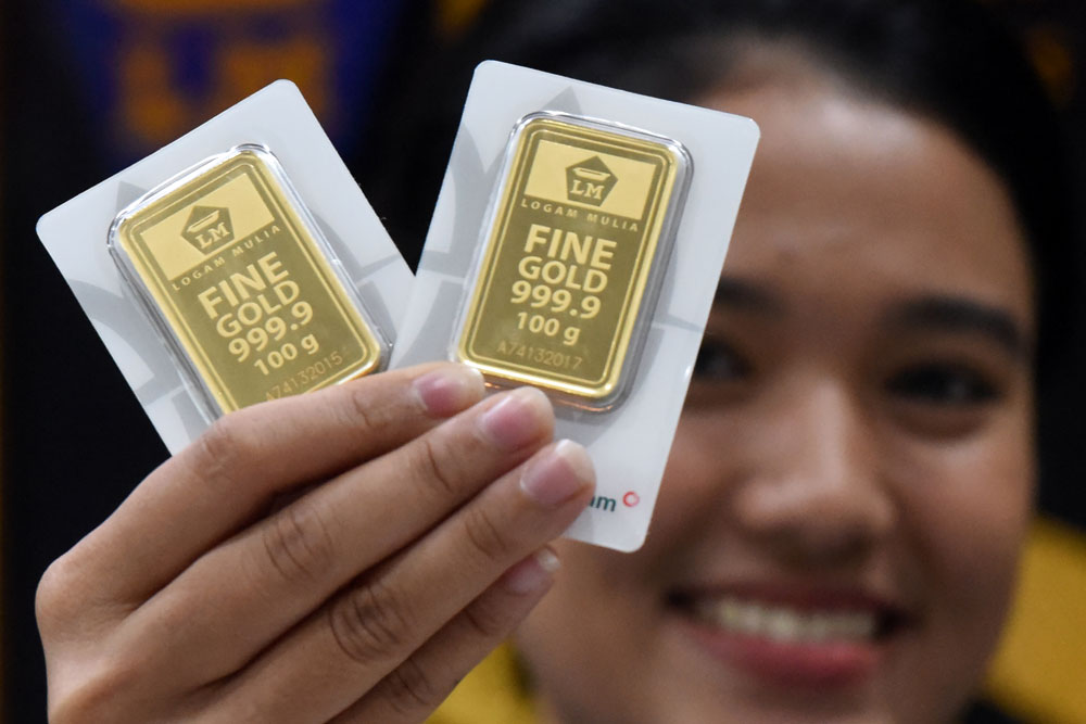  Harga Emas Antam Turun Menjadi Rp1.410.000 Per Gram