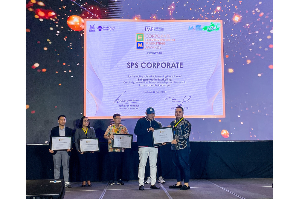  PT Sun Paper Source Raih ‘Corporate Entrepreneurial Marketing Award’