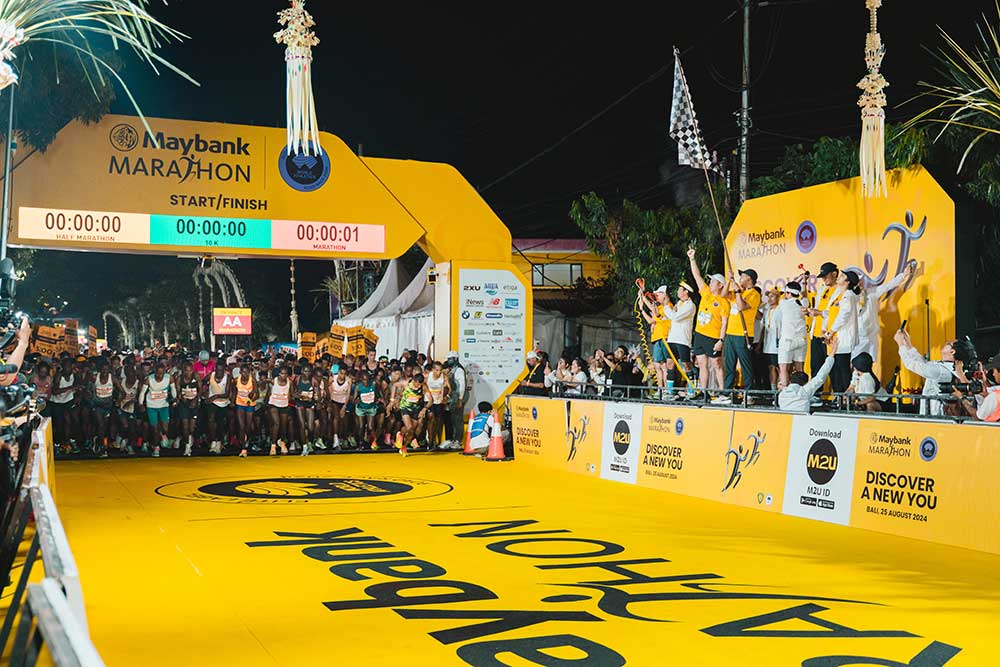  Sebanyak 12.700 Peserta Dari 57 Negara ikuti Maybank Marathon 2024 di Bali