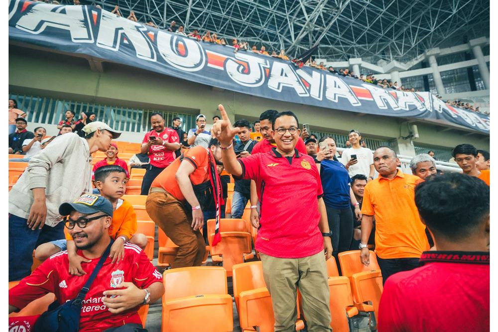  Persija Bekuk Persis, Anies: Kandang Macan Kemayoran Terbukti Angker