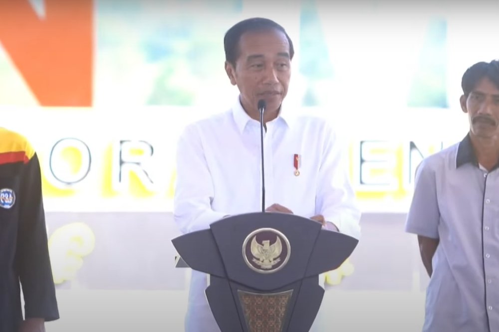  Jokowi Resmikan Bendungan Margatiga Senilai Rp846 Miliar di Lampung