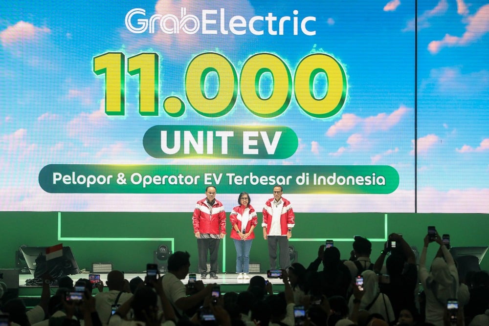  Grab Genjot Penggunaan Mobil Listrik, Tambah 1.000 Unit Tahun Ini!