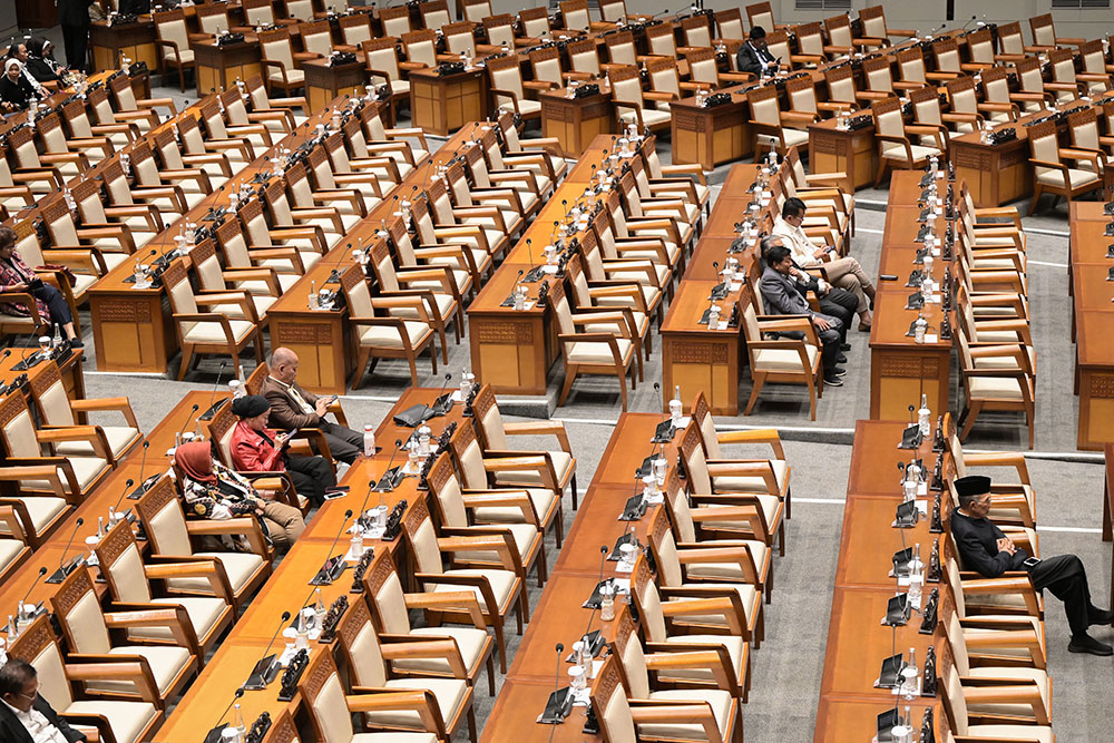  Rapat Paripurna DPR Masa Persidangan I Tahun Sidang 2024-2025